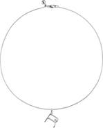 Monica Vinader Lab Grown Diamond Initial Pendant