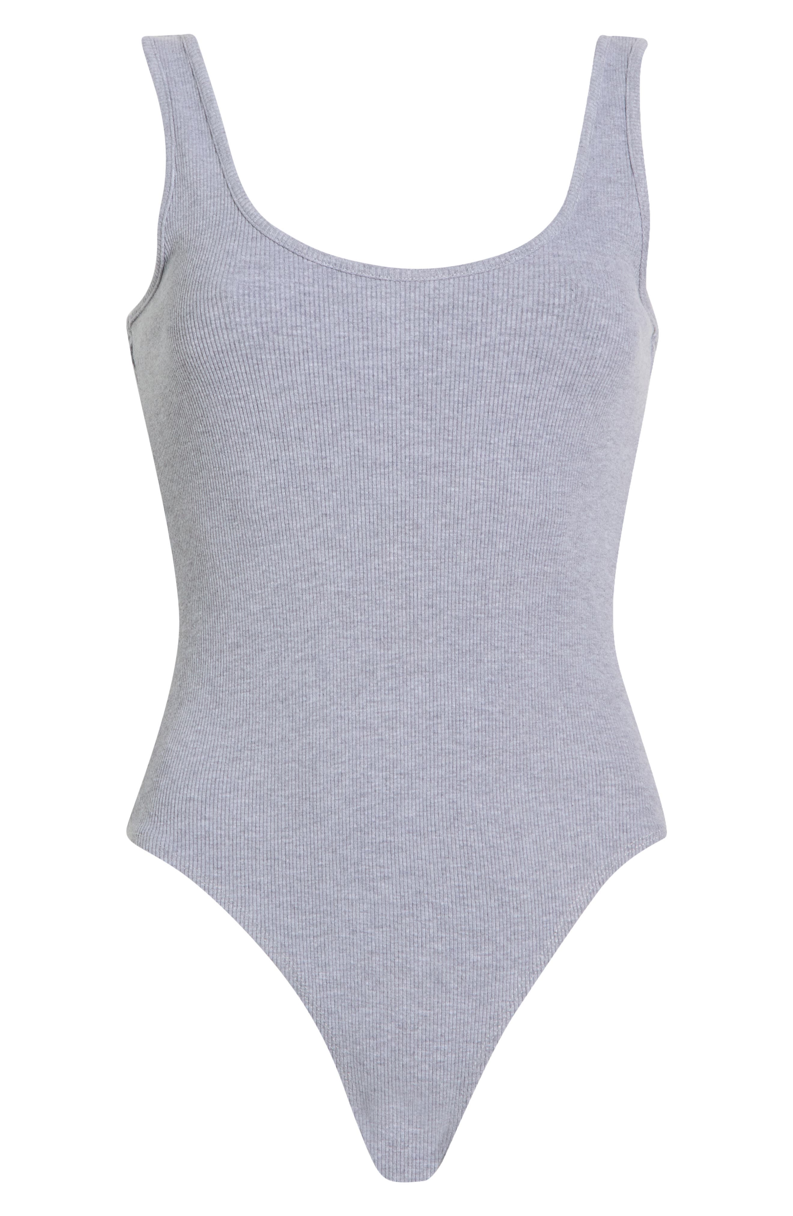 L'AGENCE Nica Scoop Neck Tank Bodysuit