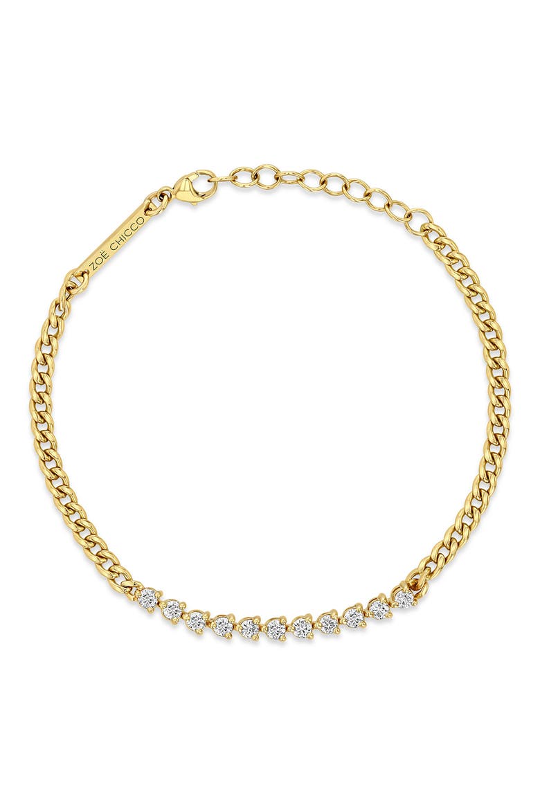 Diamond Tennis Bracelet, Alternate, color, YELLOW GOLD