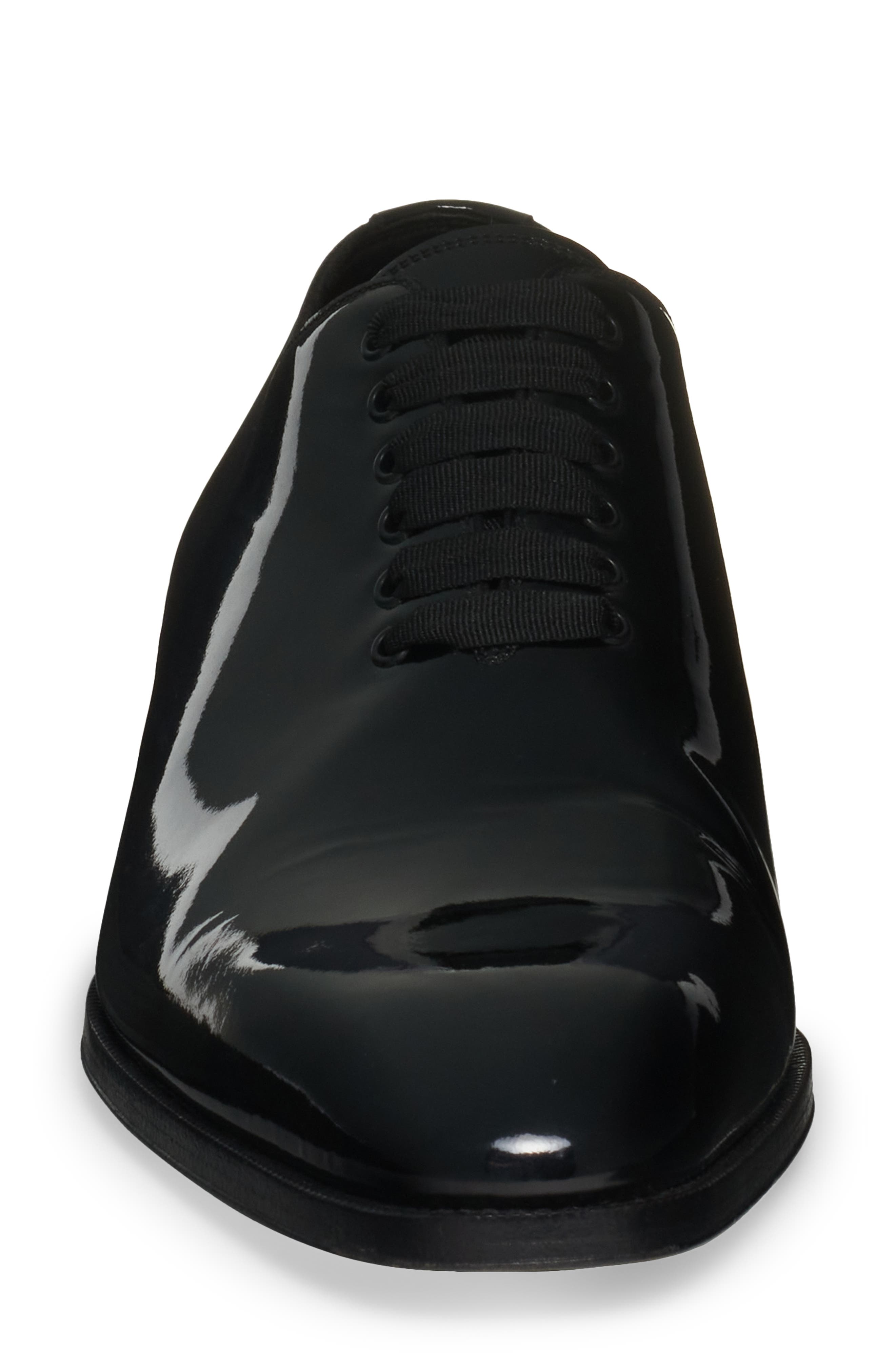 TOM FORD Patent Leather Oxford, Alternate, color, Black
