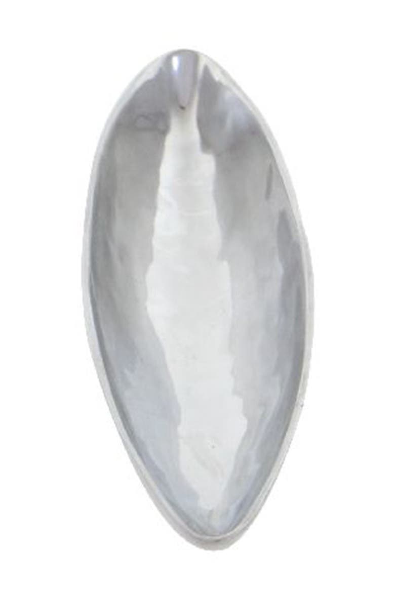 WILLOW ROW Silvertone Aluminum Tray, Alternate, color, 