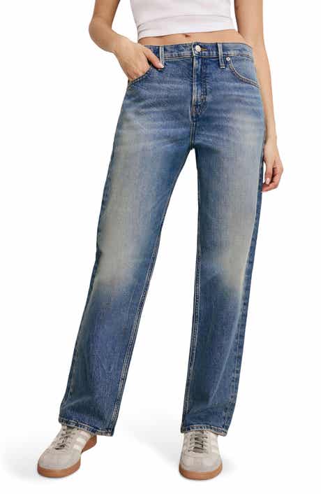 Good American Good Standard Straight Leg Jeans