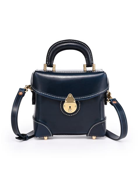 Azalea Genuine Leather Vintage Box Crossbody