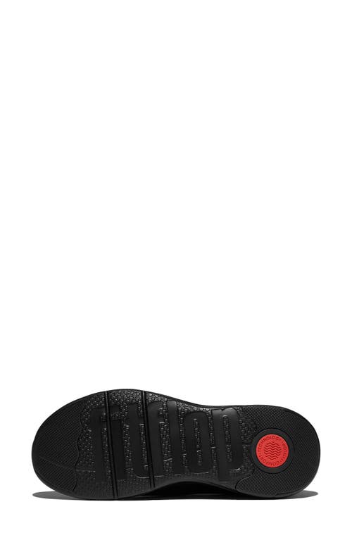 Fitflop Super-q Knit Slip-on Sneaker In All Black