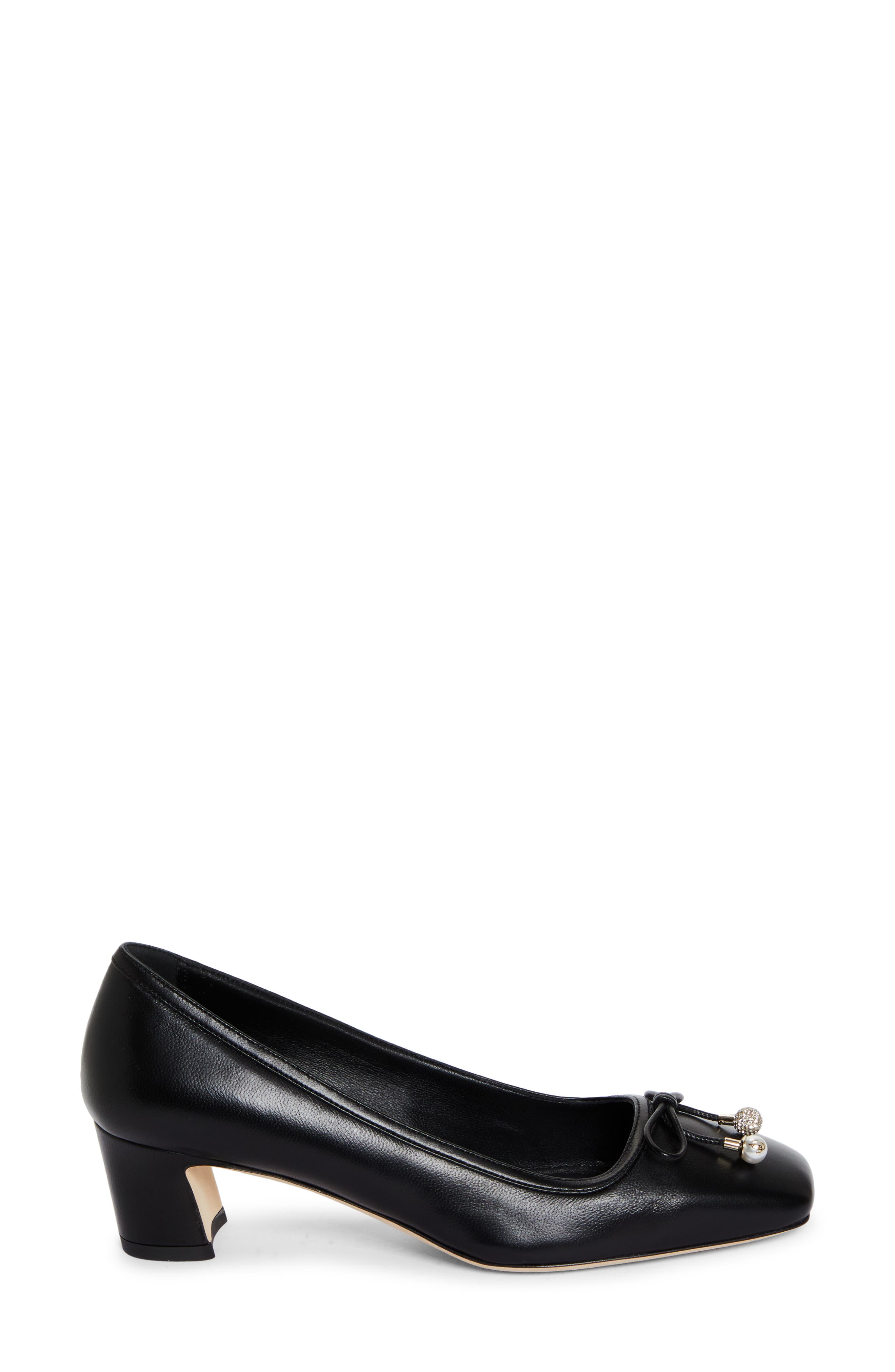 Jimmy Choo Elme Square Toe Ballet Pump, Alternate, color, 