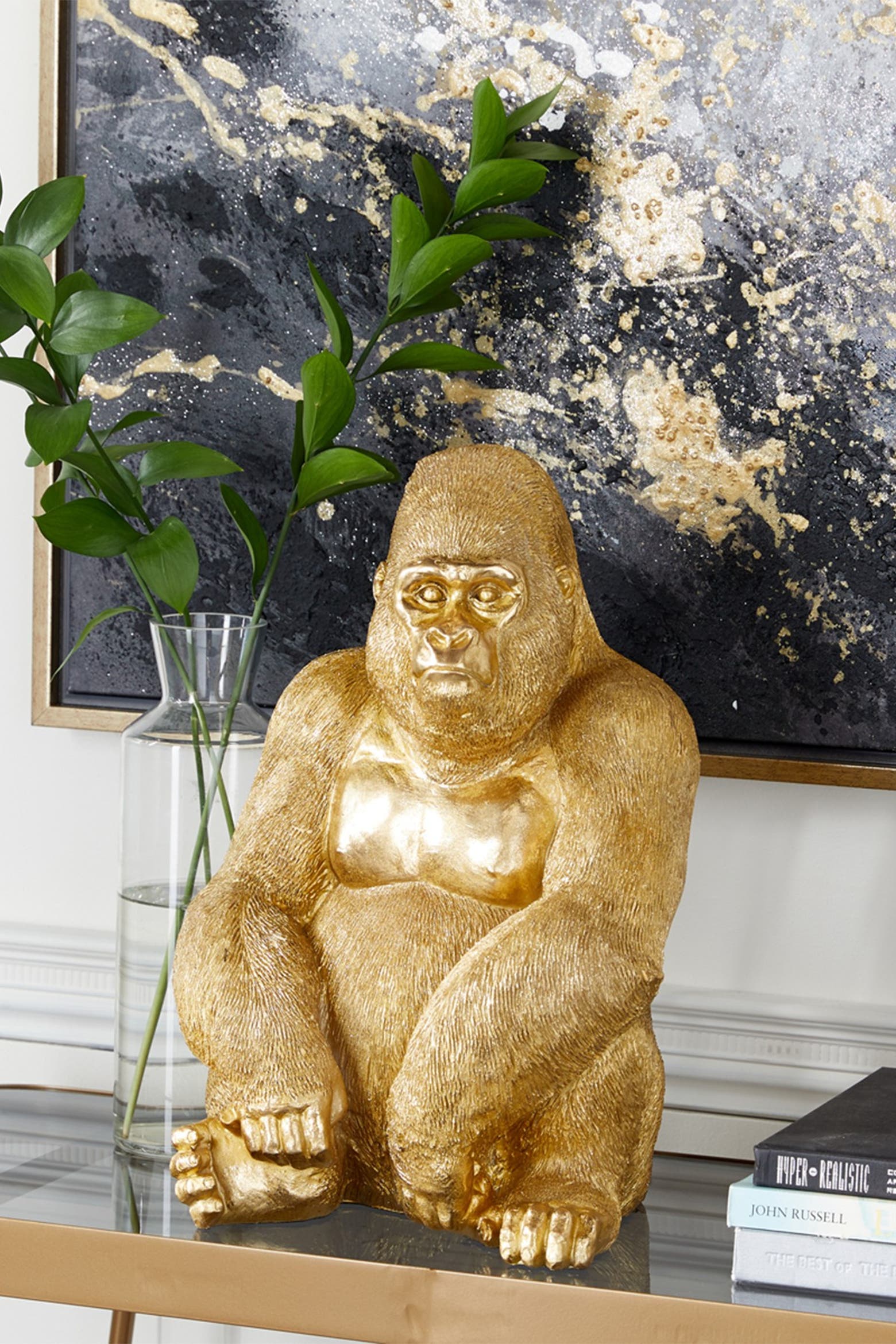 Goriall Rack WILLOW ROW Goldtone Traditional Gorilla Sculpture | Nordstromrack