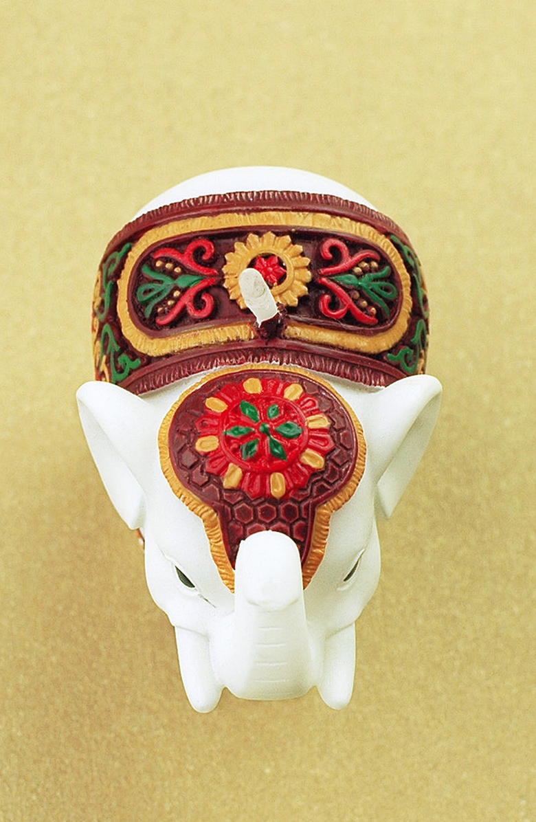 Southlake gifts Lucky Elephant Candle, Alternate, color, Off-White / Cream