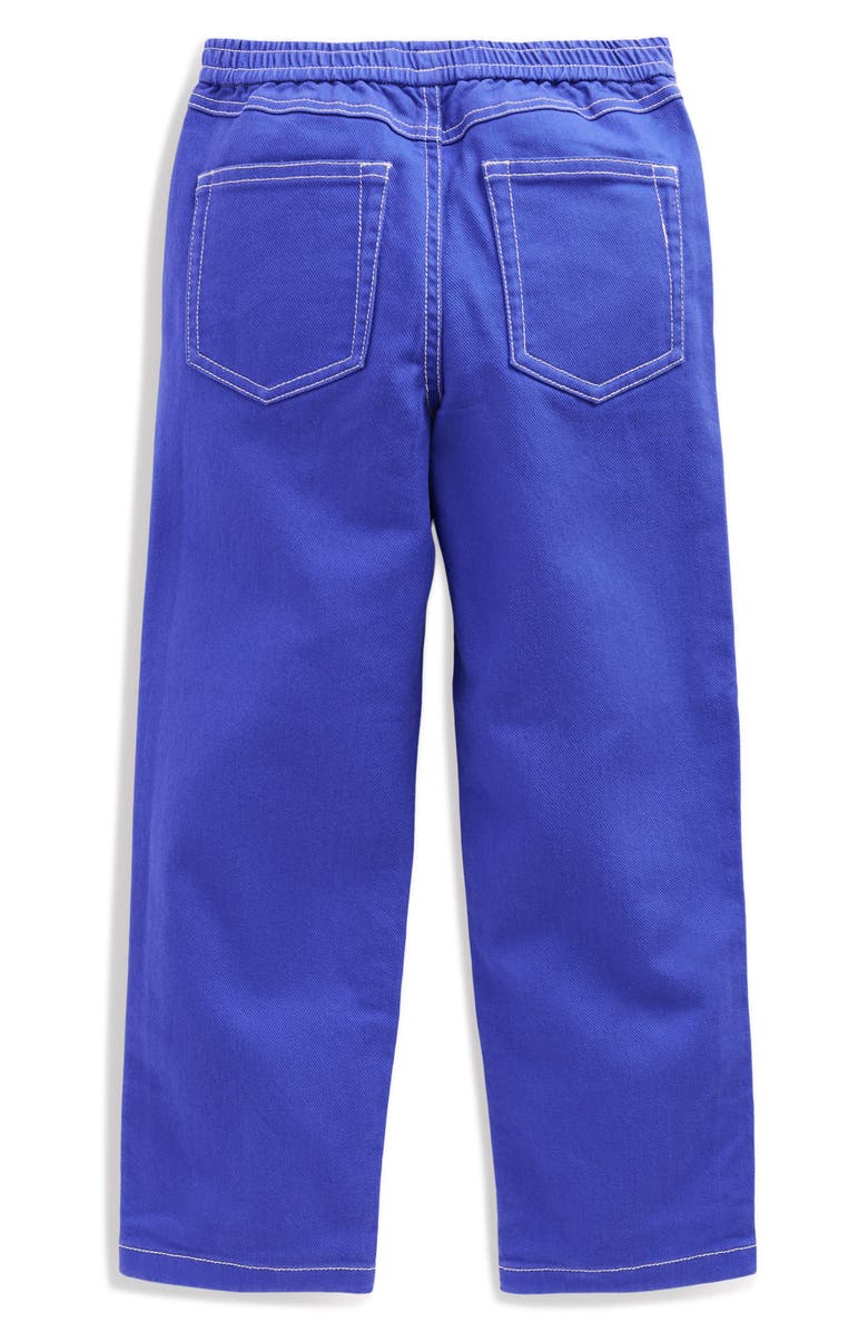 Mini Boden Kids' Pull-On Jeans, Alternate, color, Blue Heron