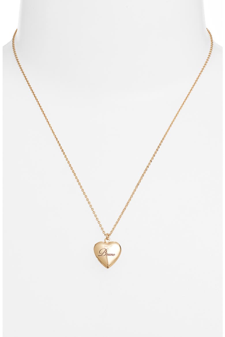 Roxy Personalized Locket Necklace, Alternate, color, GOLD