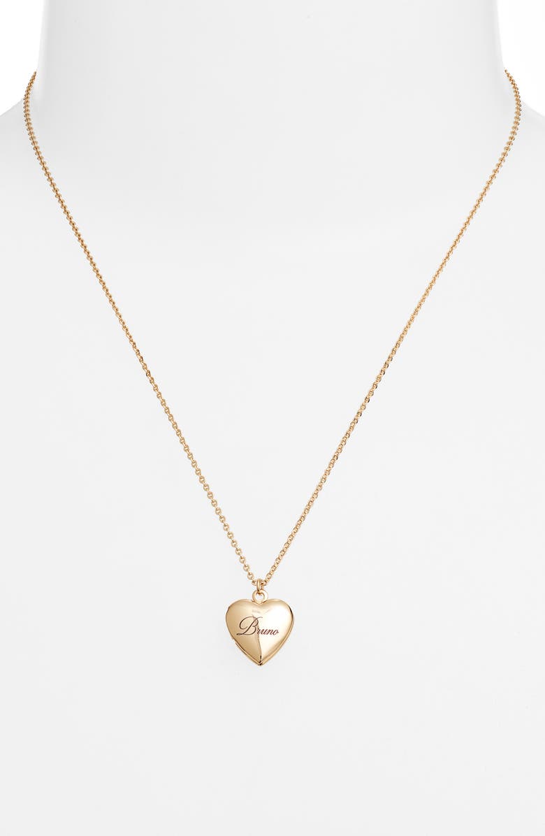 Set & Stones Roxy Personalized Locket Necklace, Alternate, color, Gold
