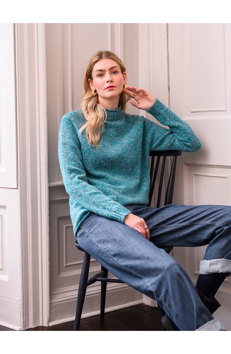 Celtic 
Co. Donegal Mock Neck Sweater, Alternate, color, 