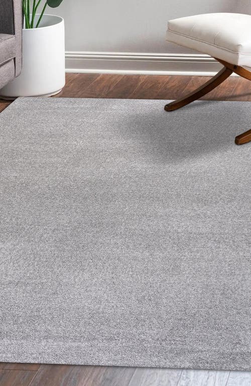 Jonathan Y Haze Solid Low-pile Area Rug In Gray