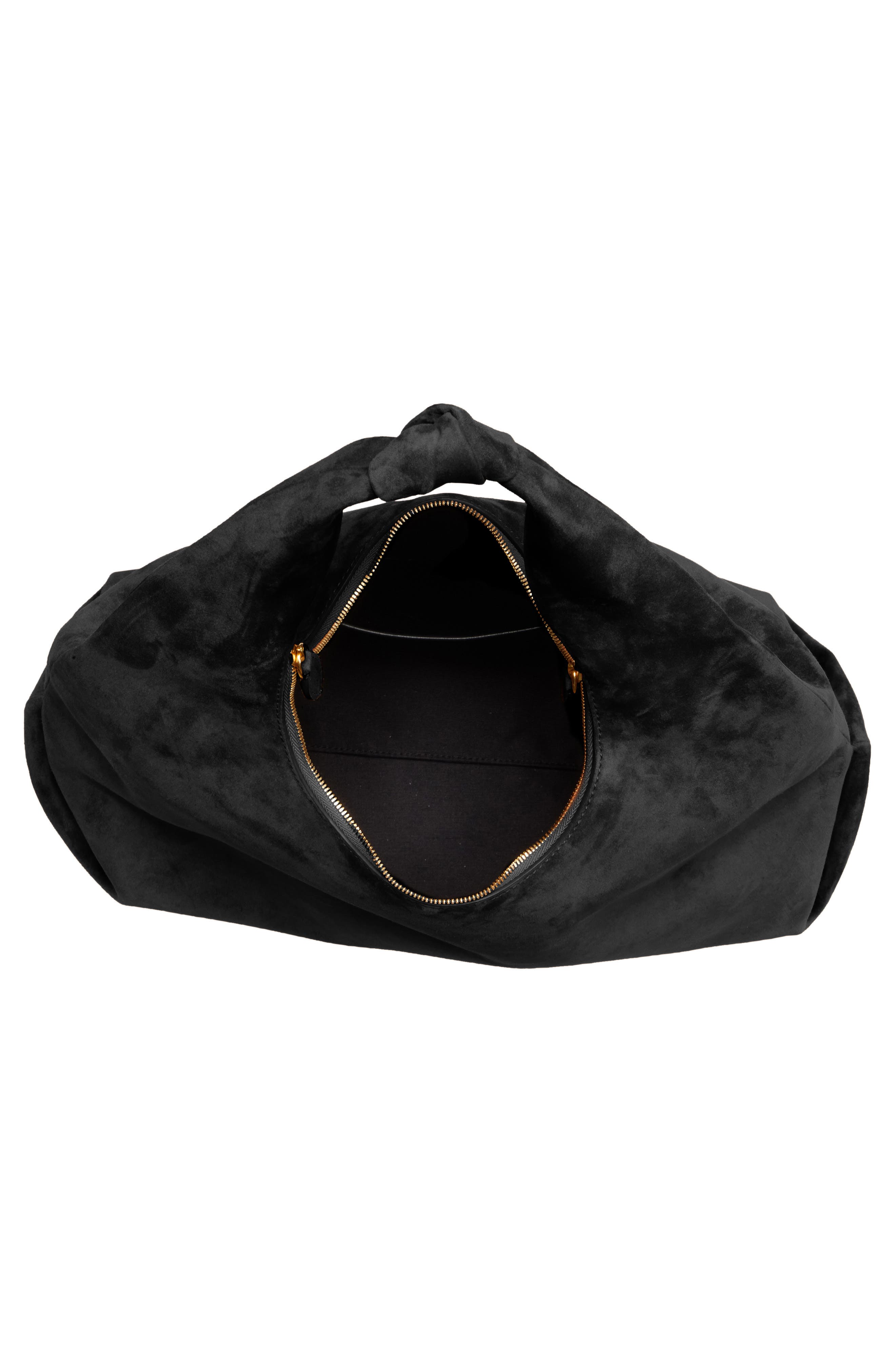 Khaite Large Beatrice Suede Hobo Bag, Alternate, color, 