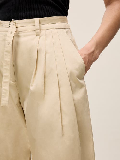 Rebecca Taylor Raquel Twill Pant In Latte