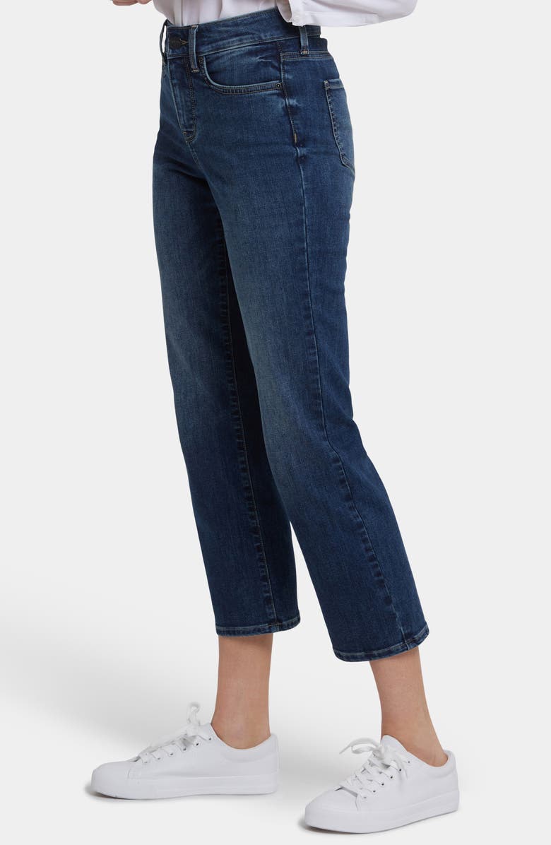 NYDJ Ellison High Waist Ankle Straight Leg Jeans, Alternate, color,