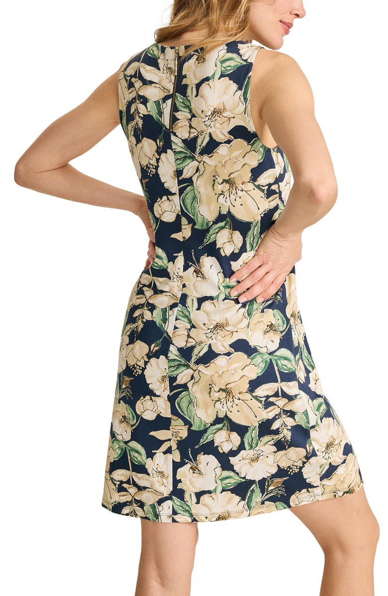 Tommy Bahama Darcy Floral Print Sleeveless Minidress, Alternate, color, Coastline