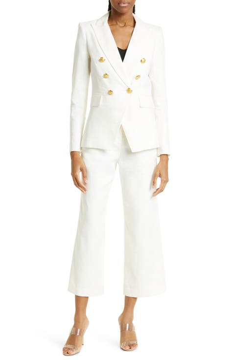 Aubrie Linen Blend Crop Pants