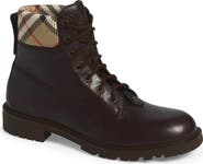 Burberry Durham Check Combat Boot