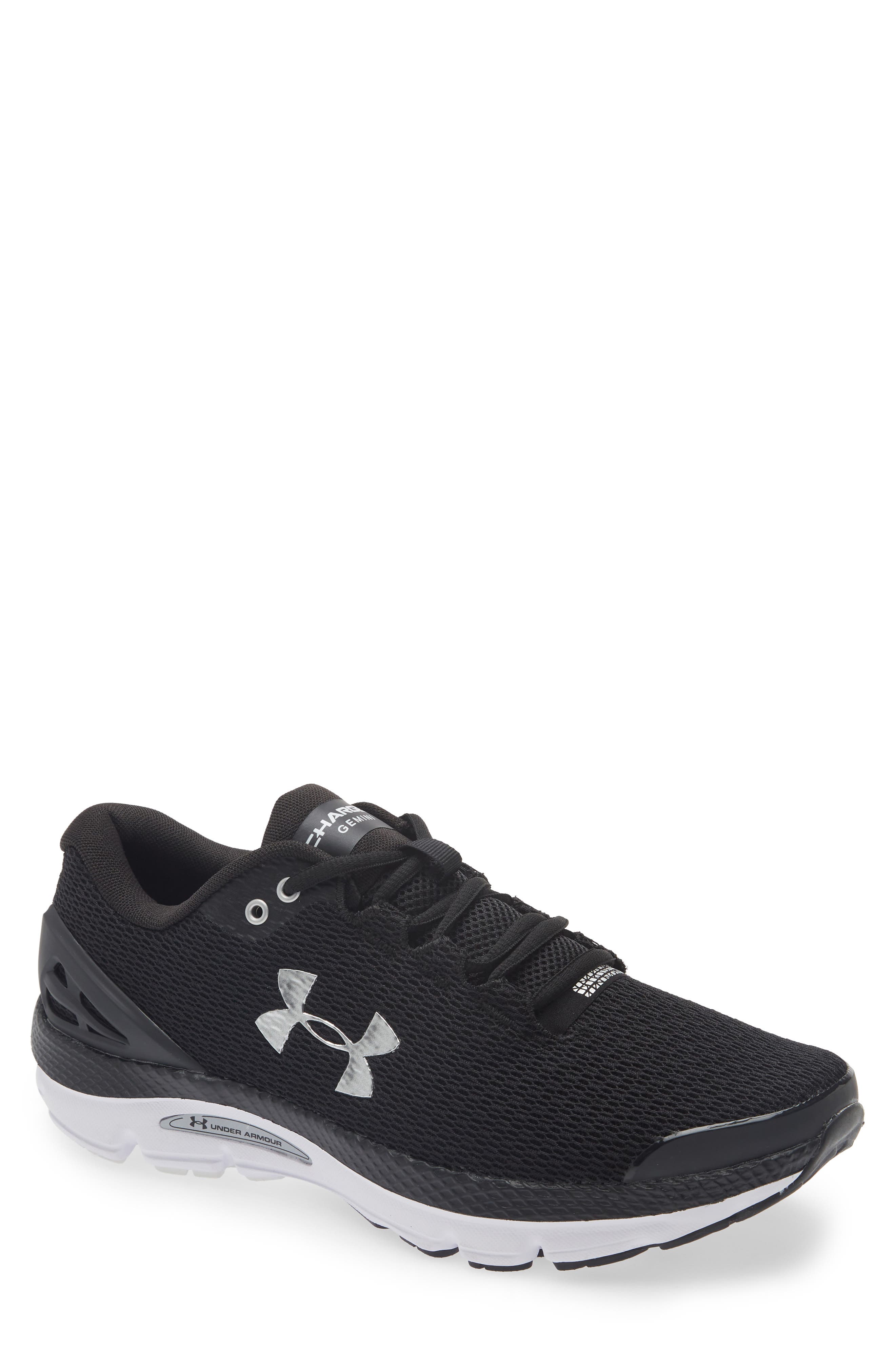 Under Armour Charged Gemini Running Shoe, Main, color, Black