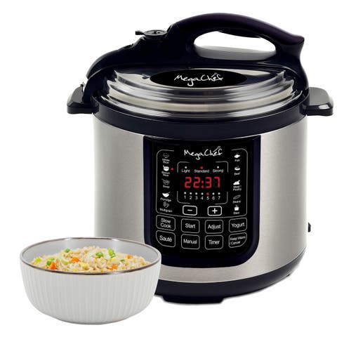 8 Quart Digital Pressure Cooker with 13 Pre-set Multi Function Features