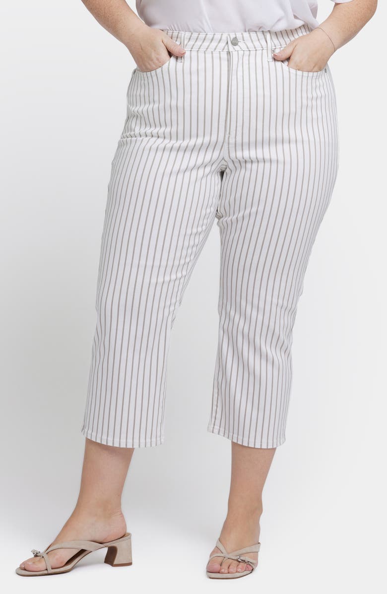 NYDJ Joni High Waist Capri Jeans, Main, color, Beach Cruise Stripe