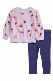 Tucker + Tate Kids' Relaxed Fit Crewneck Sweatshirt & Leggings Set