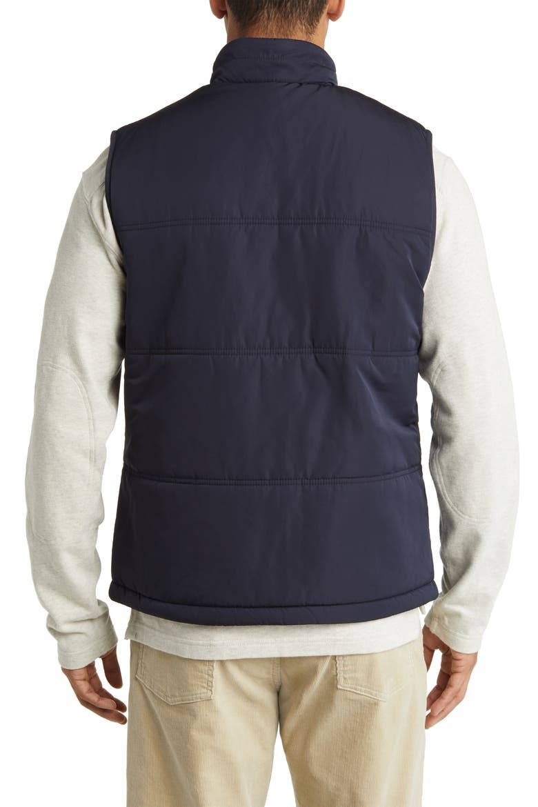 Reversible Quilted Vest, Alternate, color, NAVY