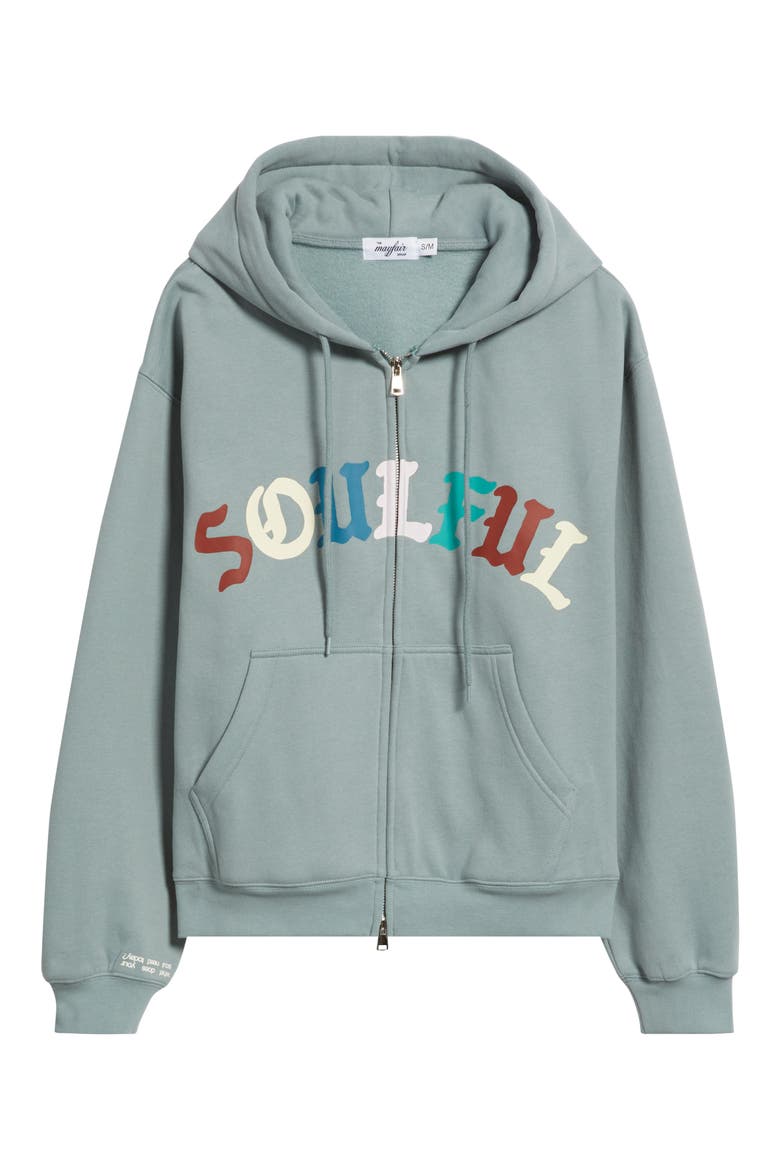 Soulful Relaxed Zip Hoodie, Alternate, color, DUSTY BLUE