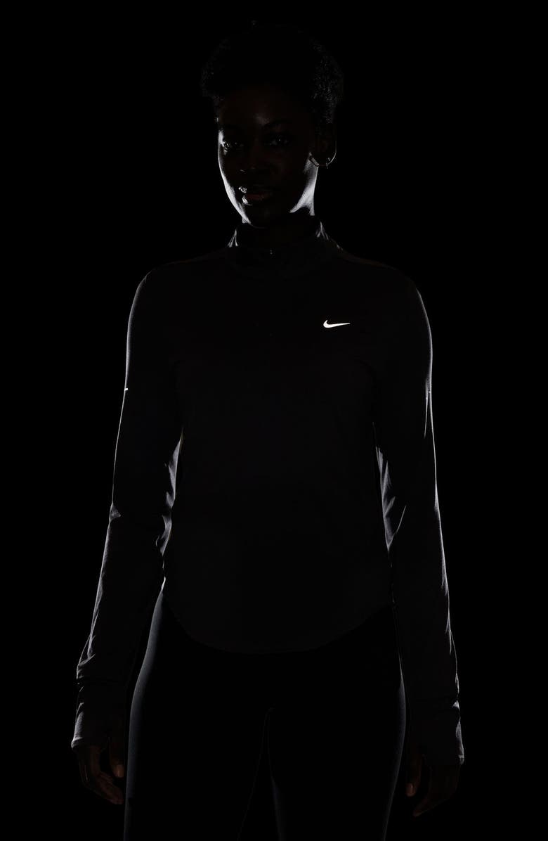 Nike Swift Dri-FIT UV Half Zip Running Top, Alternate, color, Thunder Grey/ Reflective Silv