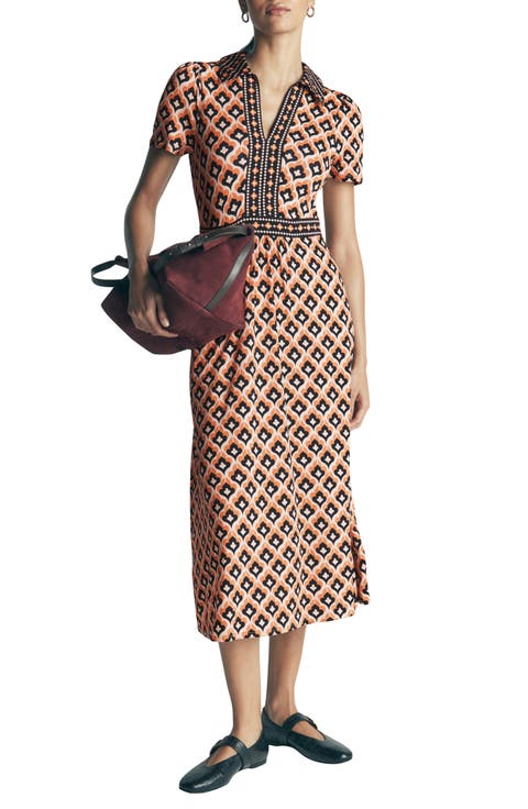 Heidi Jersey Midi Tea Dress