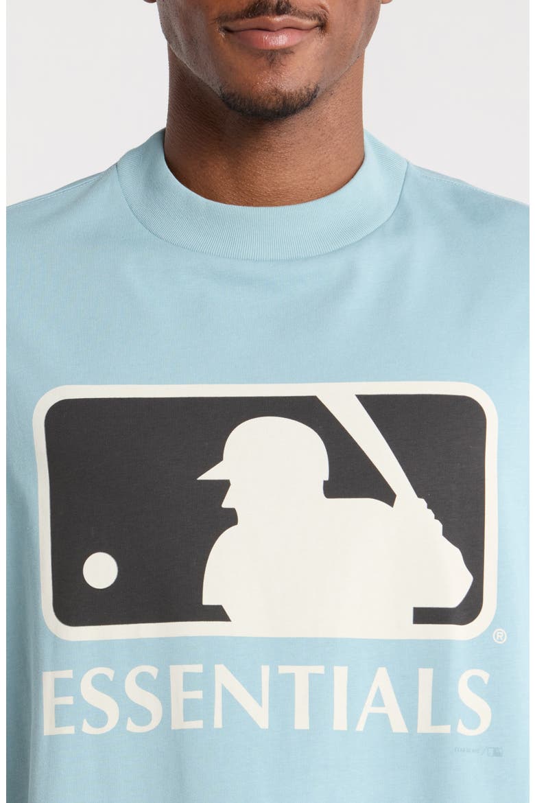 x Franklin '90s Cutoff Cotton T-Shirt, Alternate, color, STONE BLUE