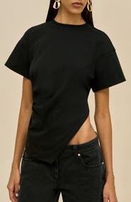 Cult Gaia Cata Asymmetrical T-Shirt