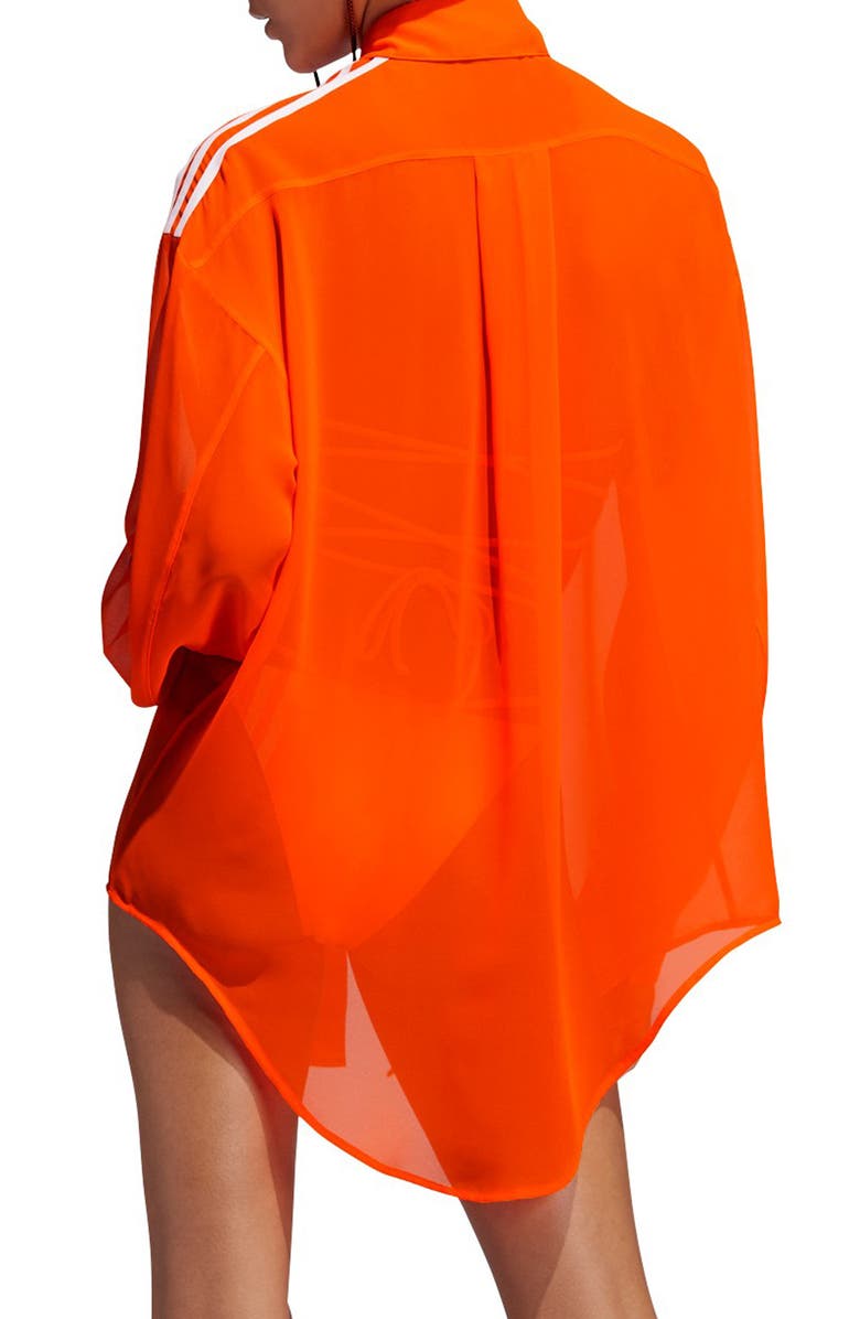 adidas x IVY PARK Sheer Cover-Up Shirt, Alternate, color, 