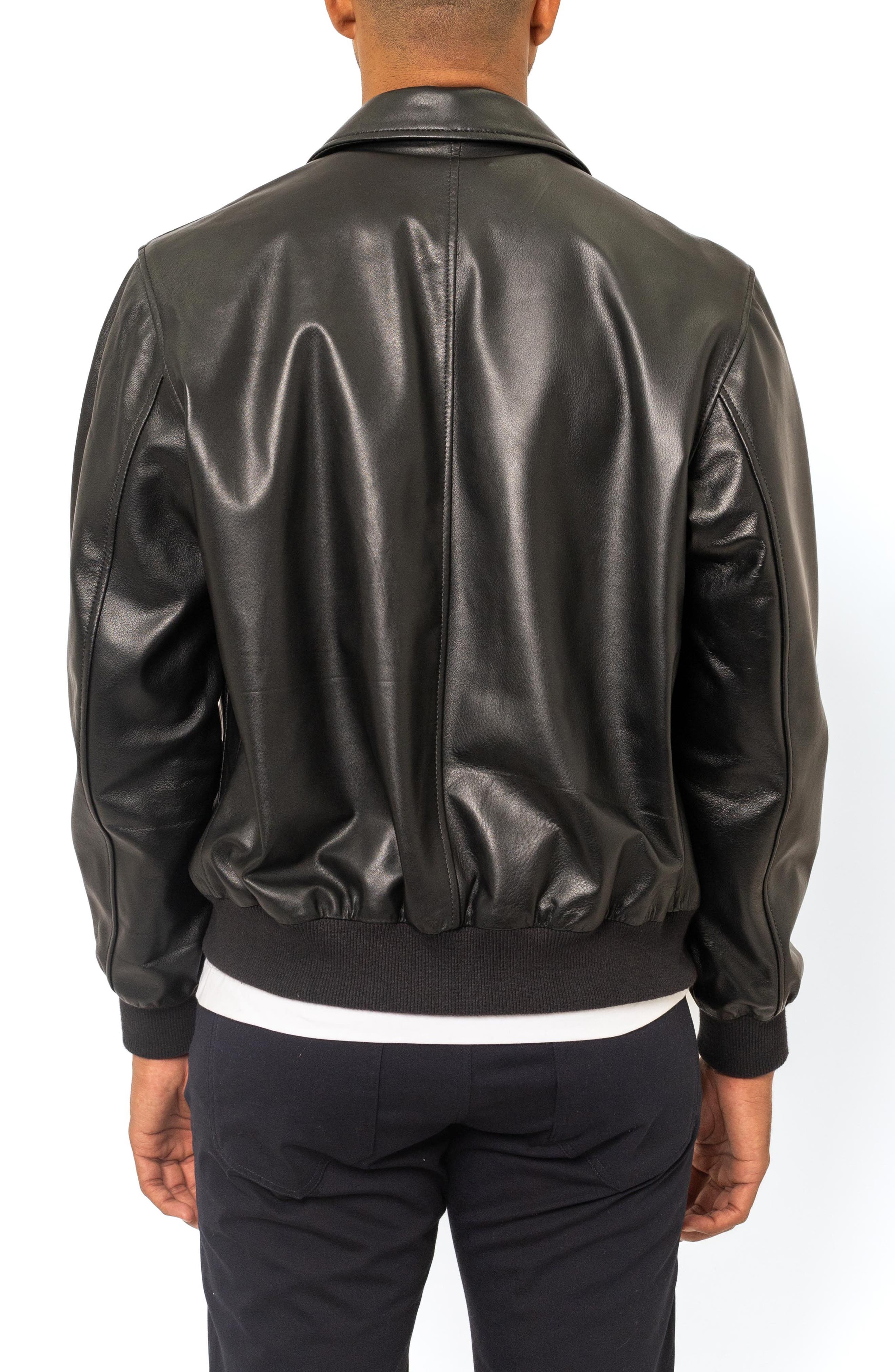 Leather Bomber Jacket - image 2