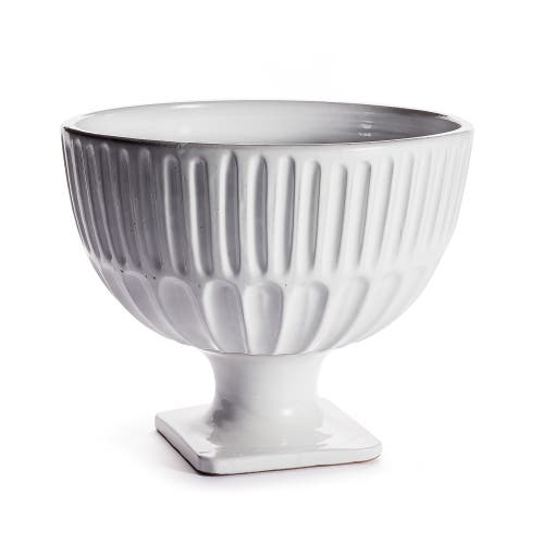 Napa Home & Garden Column Footed Bowl In White