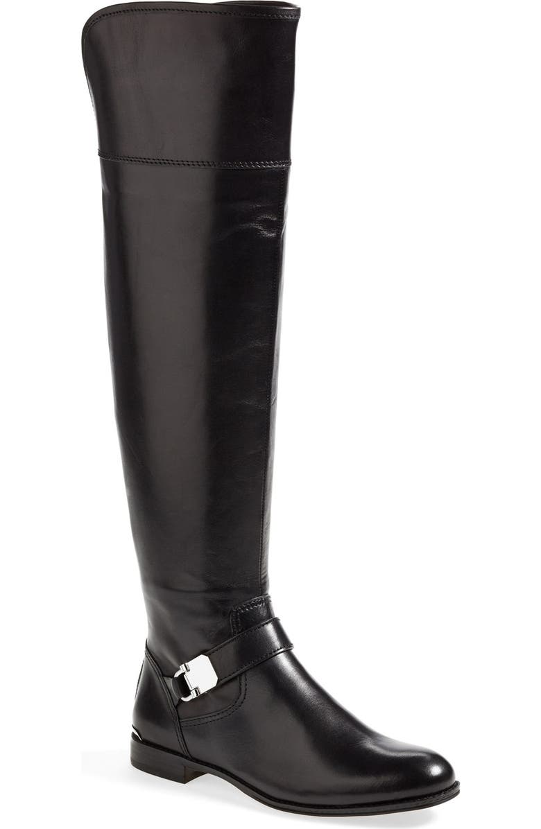 COACH 'Madeleine' Over the Knee Leather Boot, Main, color,