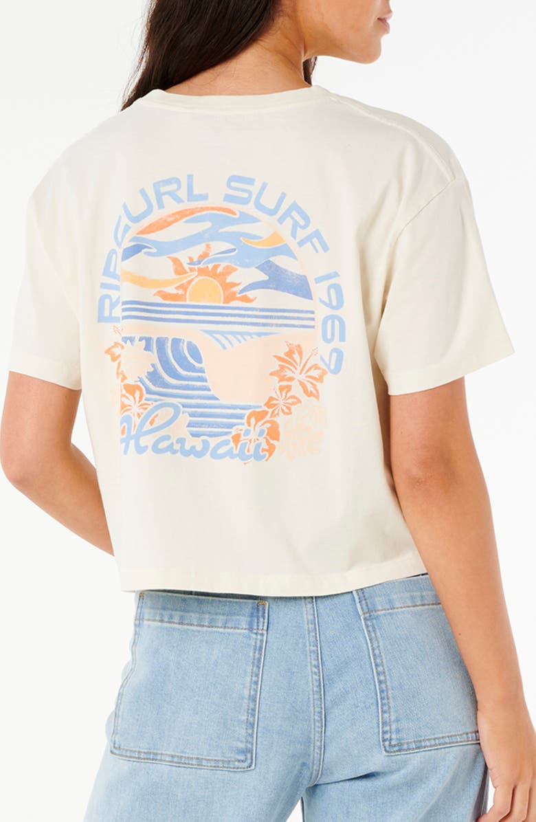 Rip Curl Dune Dancer Crop Graphic T-Shirt, Alternate, color,