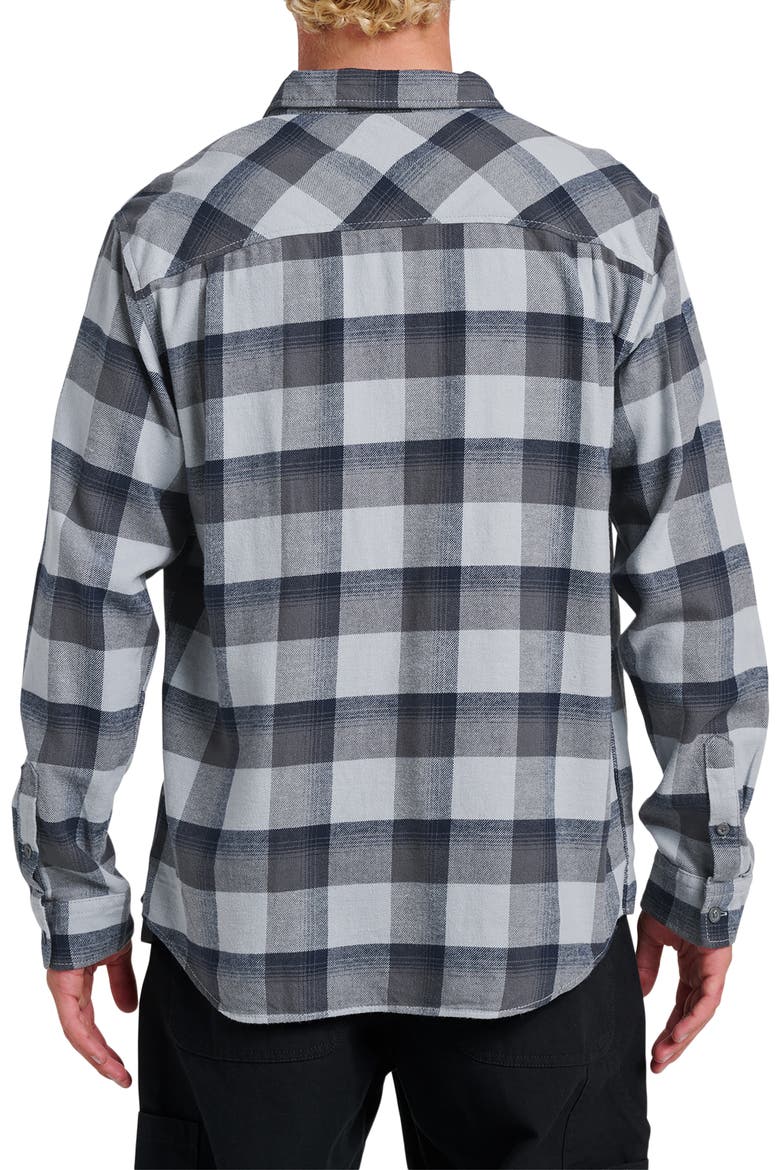 Penmar Check Cotton Flannel Button-Up Shirt, Alternate, color, QUARRY