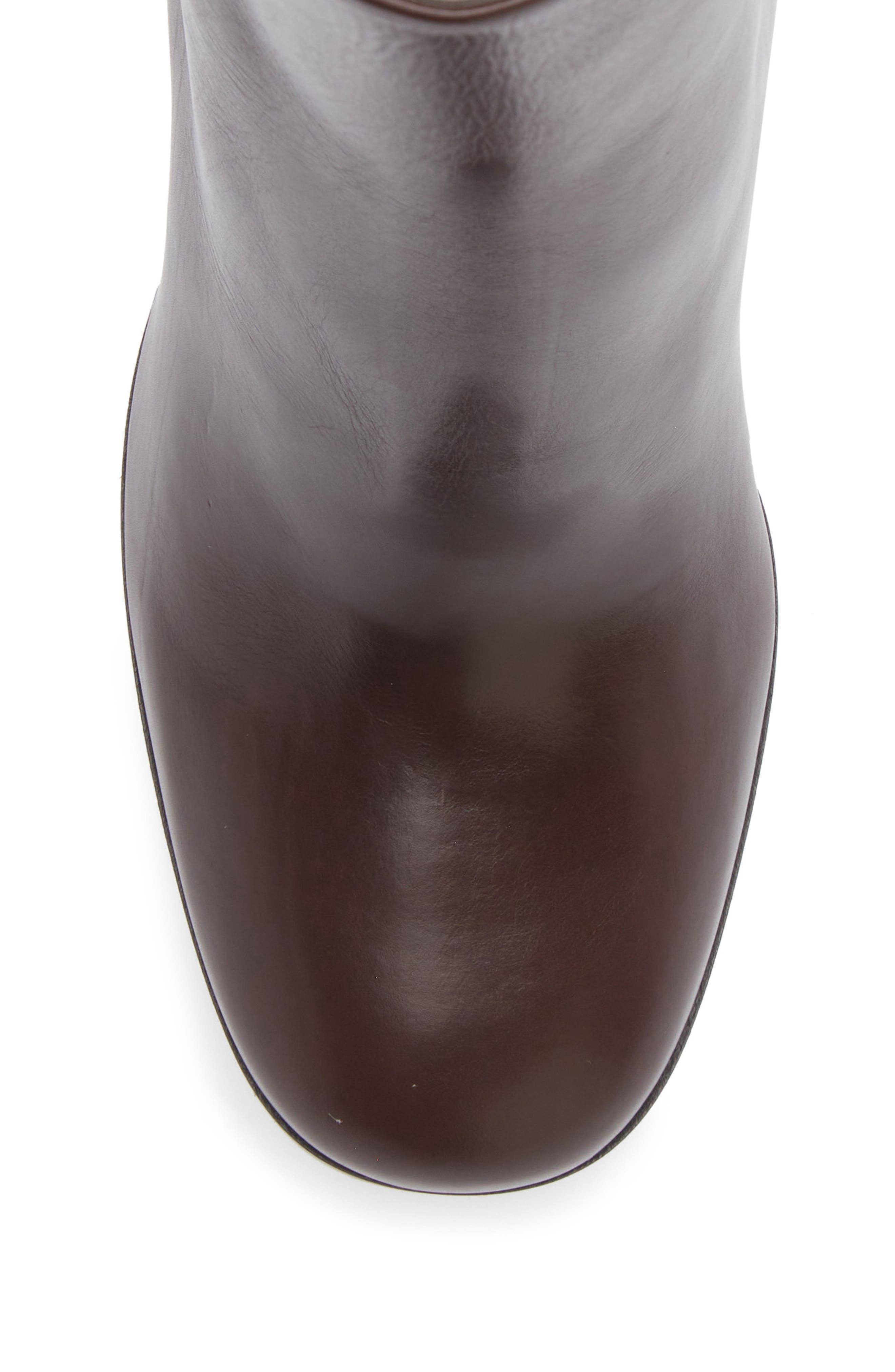 Leather Bootie, Alternate, color, MORO