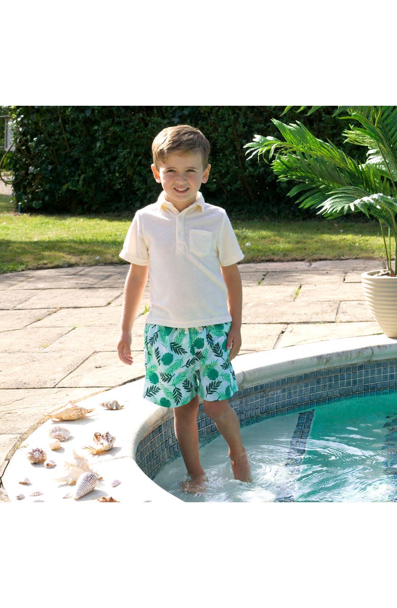 Rachel Riley Palm Tree Swim Trunks, Alternate, color,