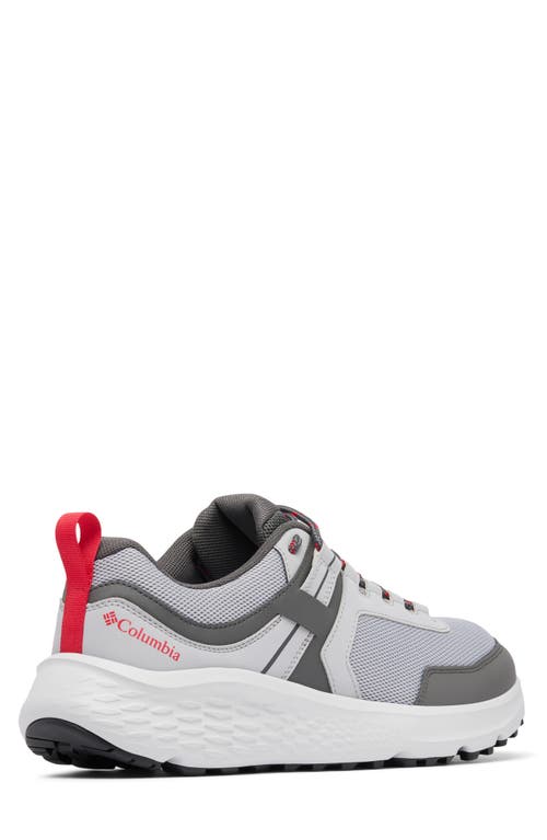 Columbia Konos™ Low Water Resistant Hiking Shoe In Steam/mountain Red