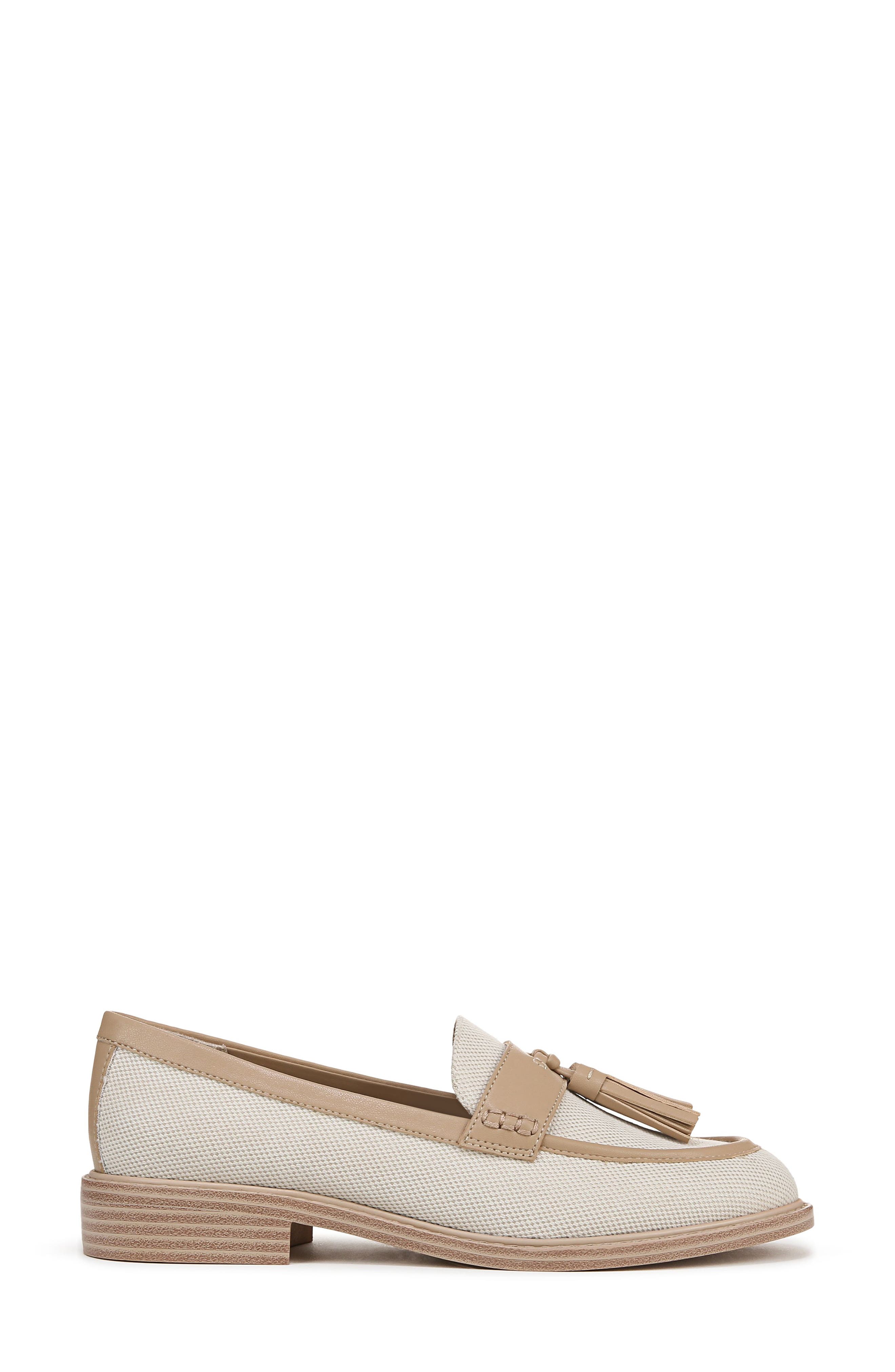 Carolyn Low Tassel Loafer, Alternate, color, BEIGE
