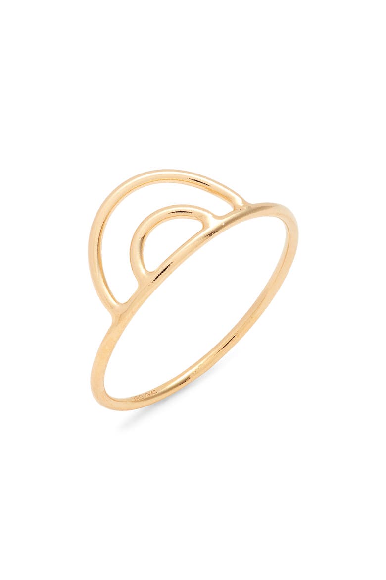 Rainbow Ring, Main, color, GOLD FILL