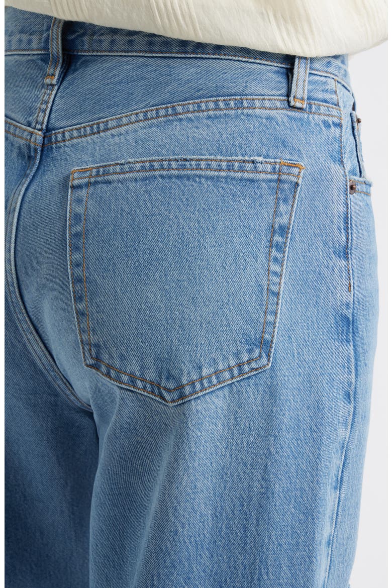 The Loose Ripped Wide Leg Jeans, Alternate, color, SUNDROP