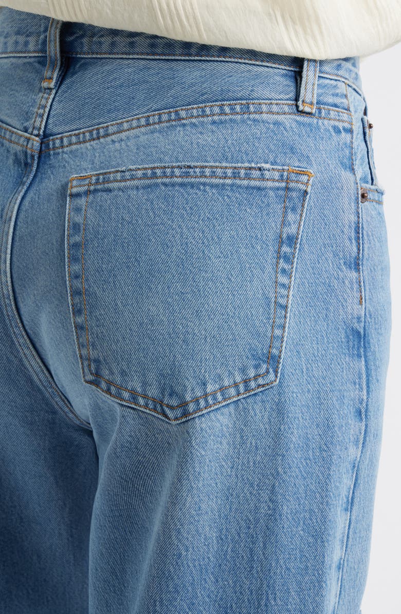 FRAME The Loose Ripped Wide Leg Jeans, Alternate, color, Sundrop