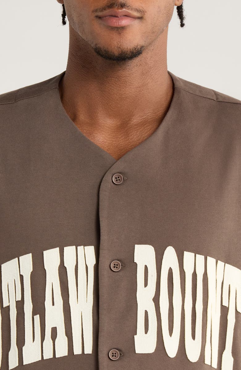 PacSun Bounty Baseball Jersey, Alternate, color, Brown