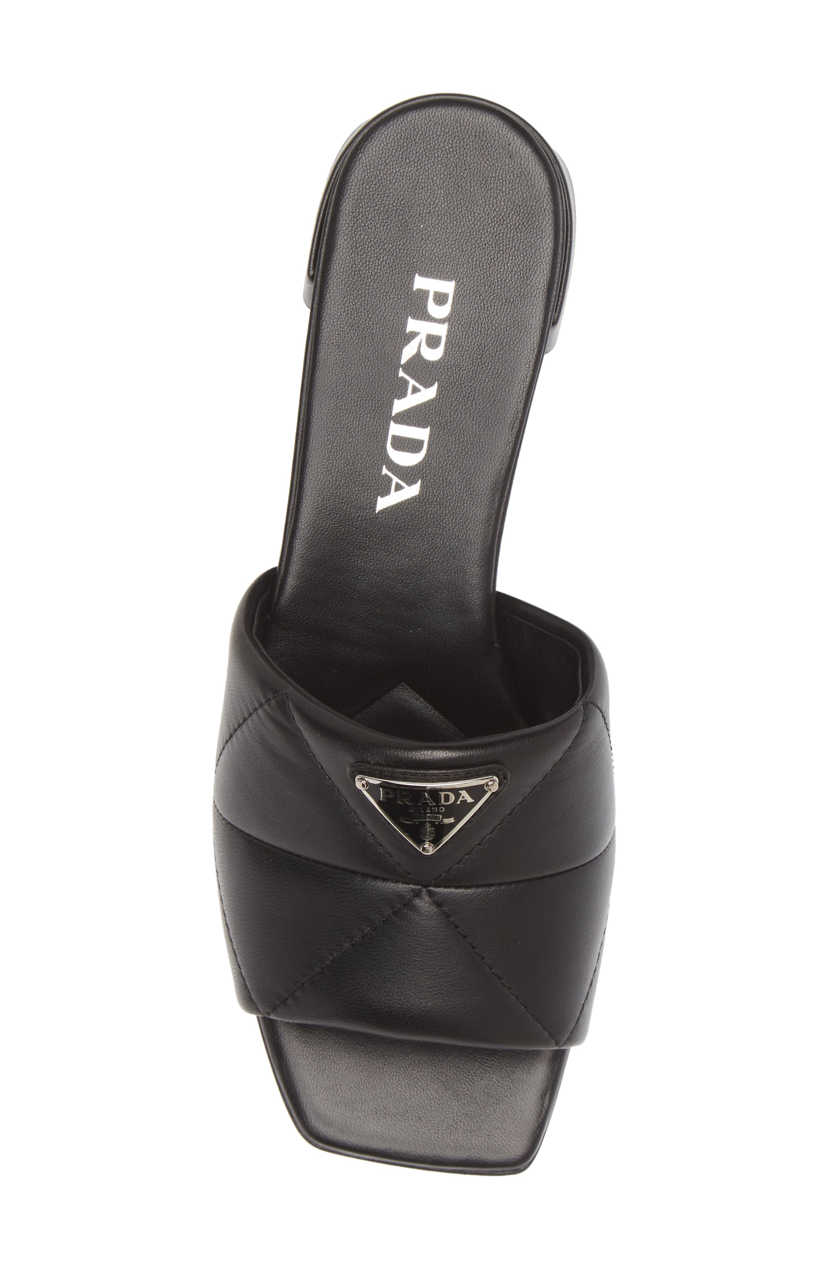 Prada Diagram Slide Sandal, Alternate, color, 