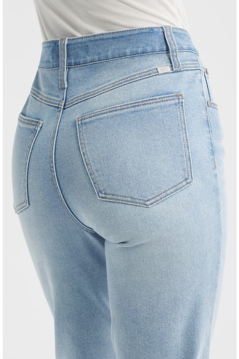High Waist Straight Leg Jeans, Alternate, color, NOEL