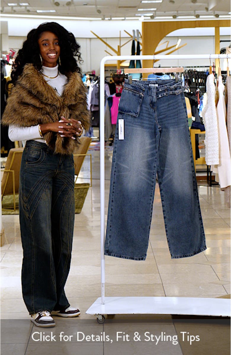 Platrow Wide Leg Cargo Jeans, sales video thumbnail