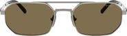 Prada 55mm Irregular Sunglasses